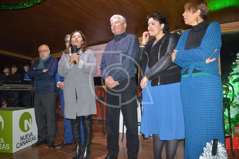 Momento del encuentro navideño de NC (Foto TA)